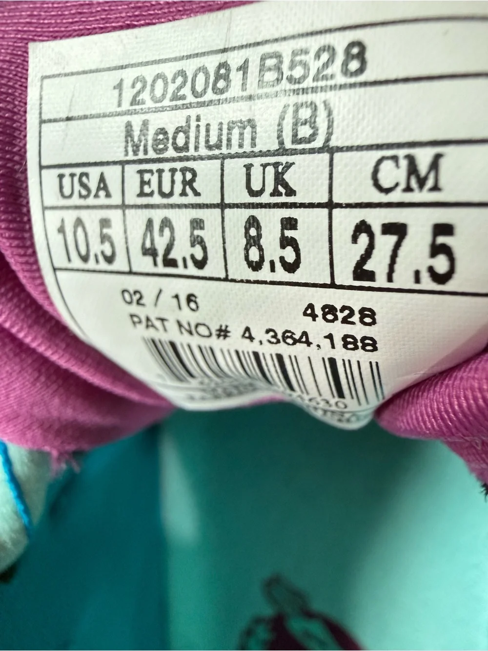 Women’s Brooks Ravenna 7 Purple and Teal Running Shoes